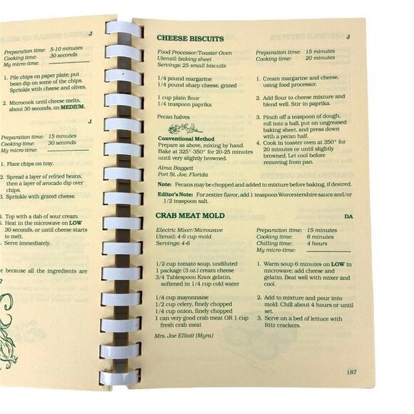 Thyme Waves Cookbook Time and Energy Saving Recipes Jr Museum Guild Panama City - Picture 10 of 12